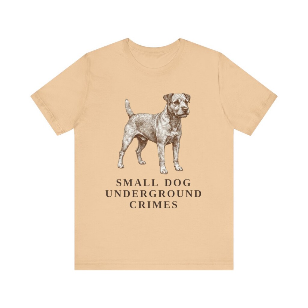 Patterdale Terrier Humor Shirt, Vintage Dog Sketch Tee, Dog Humor Gift