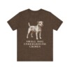Patterdale Terrier Humor Shirt, Vintage Dog Sketch Tee, Dog Humor Gift