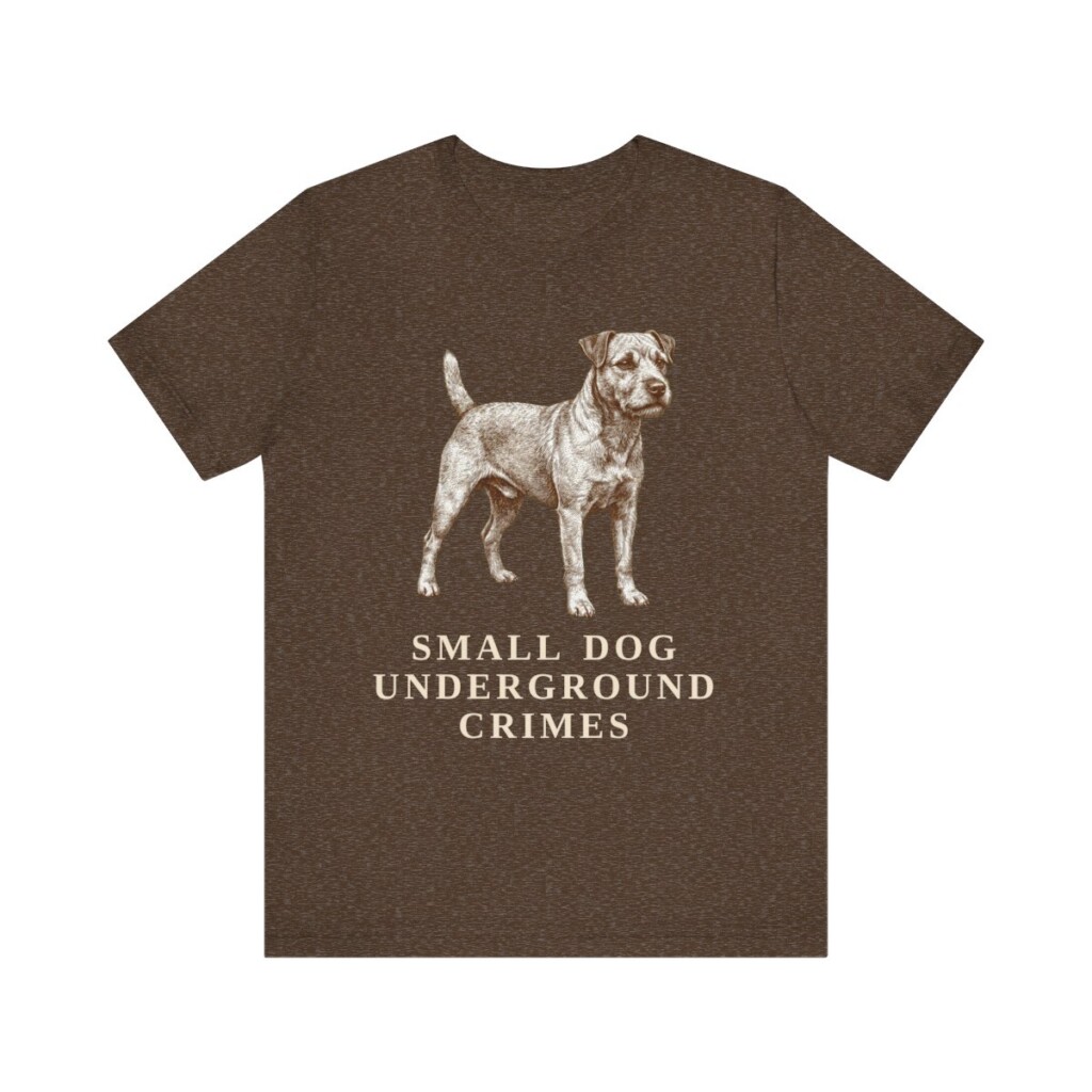 Patterdale Terrier Humor Shirt, Vintage Dog Sketch Tee, Dog Humor Gift