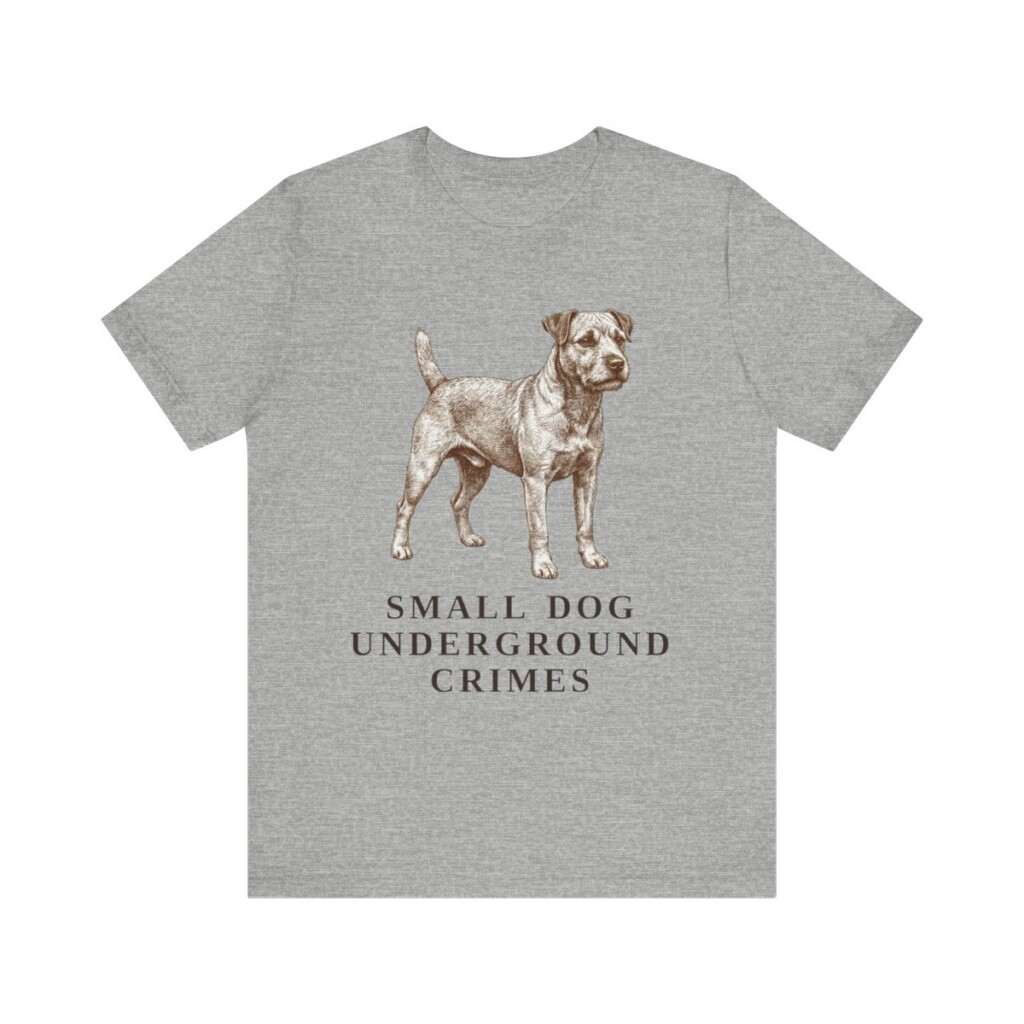 Patterdale Terrier Humor Shirt, Vintage Dog Sketch Tee, Dog Humor Gift