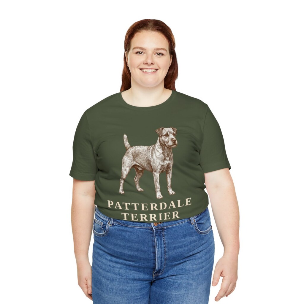 Patterdale Terrier Mom Shirt, Vintage Dog Sketch Tee, Dog Mom Gift