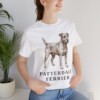 Patterdale Terrier Shirt, Vintage Dog Sketch Tee, Dog Lover Gift
