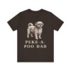 Peke-A-Poo Dad Shirt, Vintage Dog Sketch Tee, Dog Dad Gift