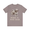 Peke-A-Poo Dad Shirt, Vintage Dog Sketch Tee, Dog Dad Gift