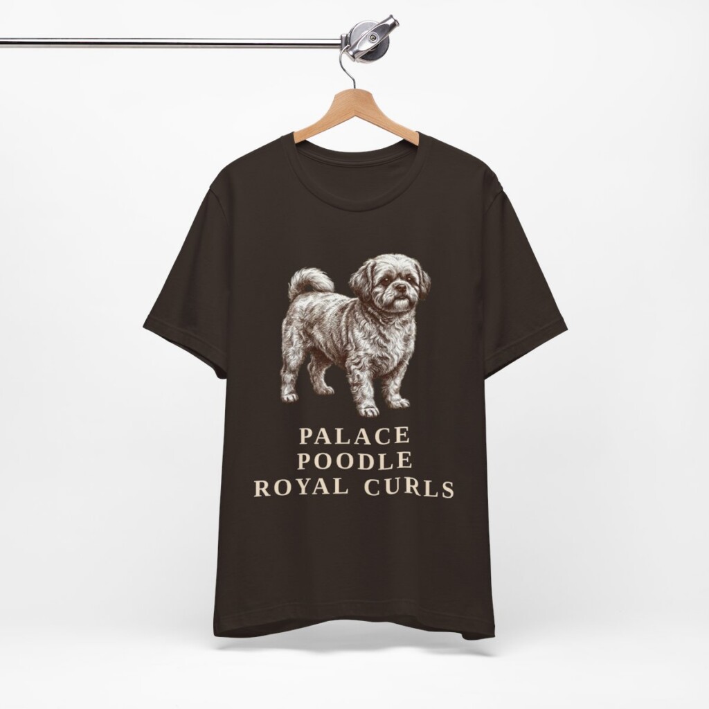 Peke-A-Poo Humor Shirt, Vintage Dog Sketch Tee, Dog Humor Gift