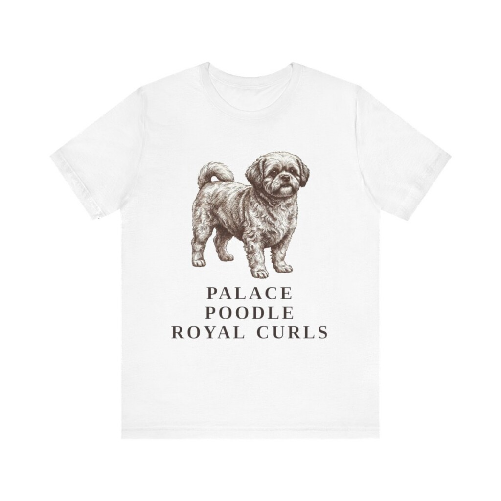 Peke-A-Poo Humor Shirt, Vintage Dog Sketch Tee, Dog Humor Gift