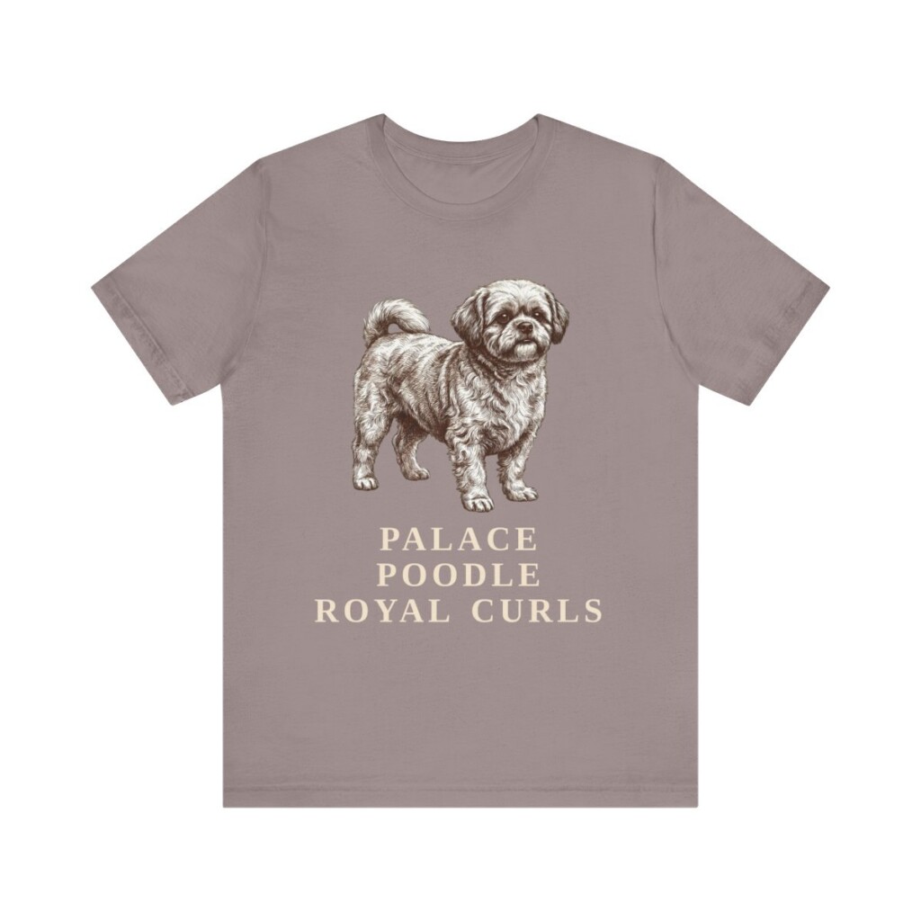 Peke-A-Poo Humor Shirt, Vintage Dog Sketch Tee, Dog Humor Gift