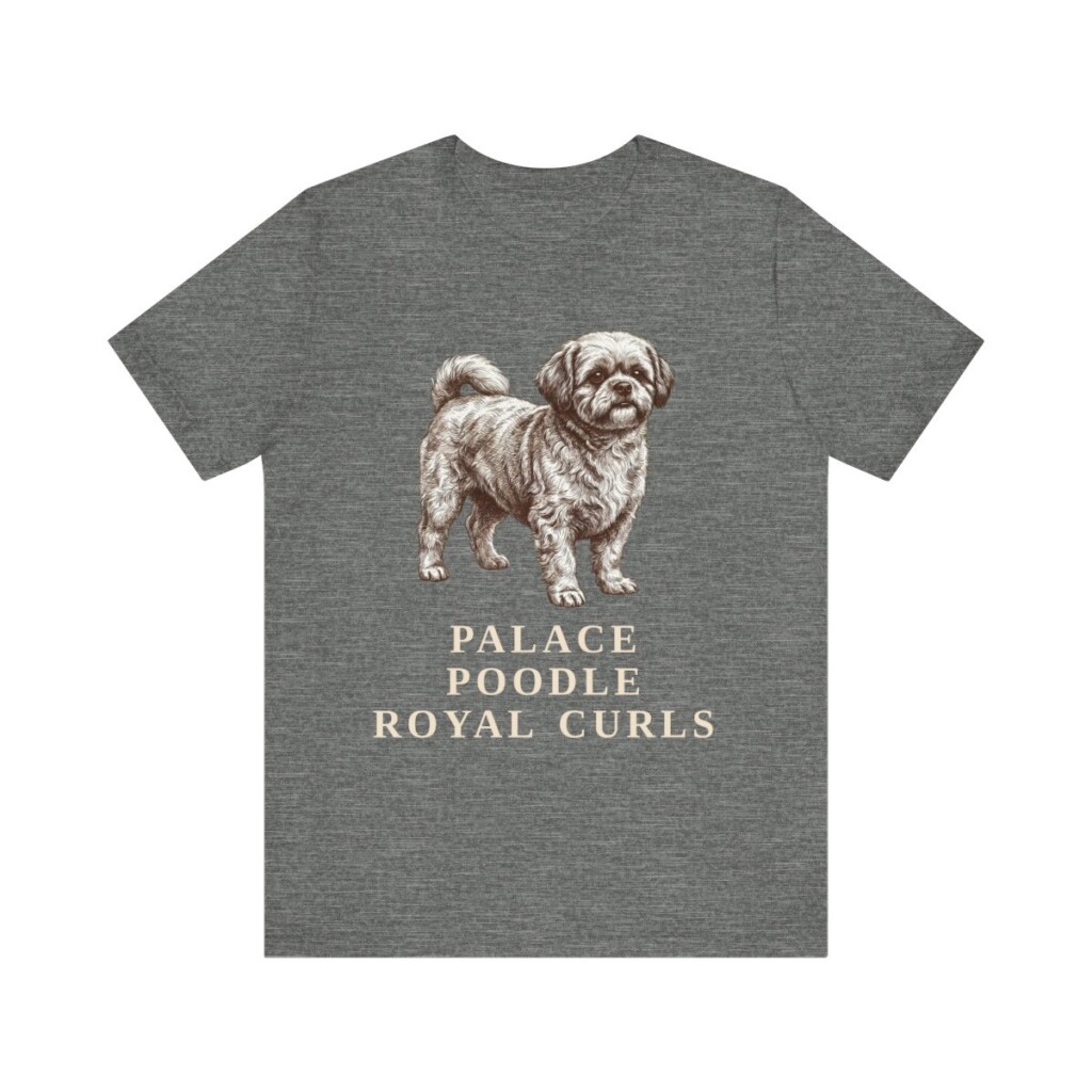 Peke-A-Poo Humor Shirt, Vintage Dog Sketch Tee, Dog Humor Gift
