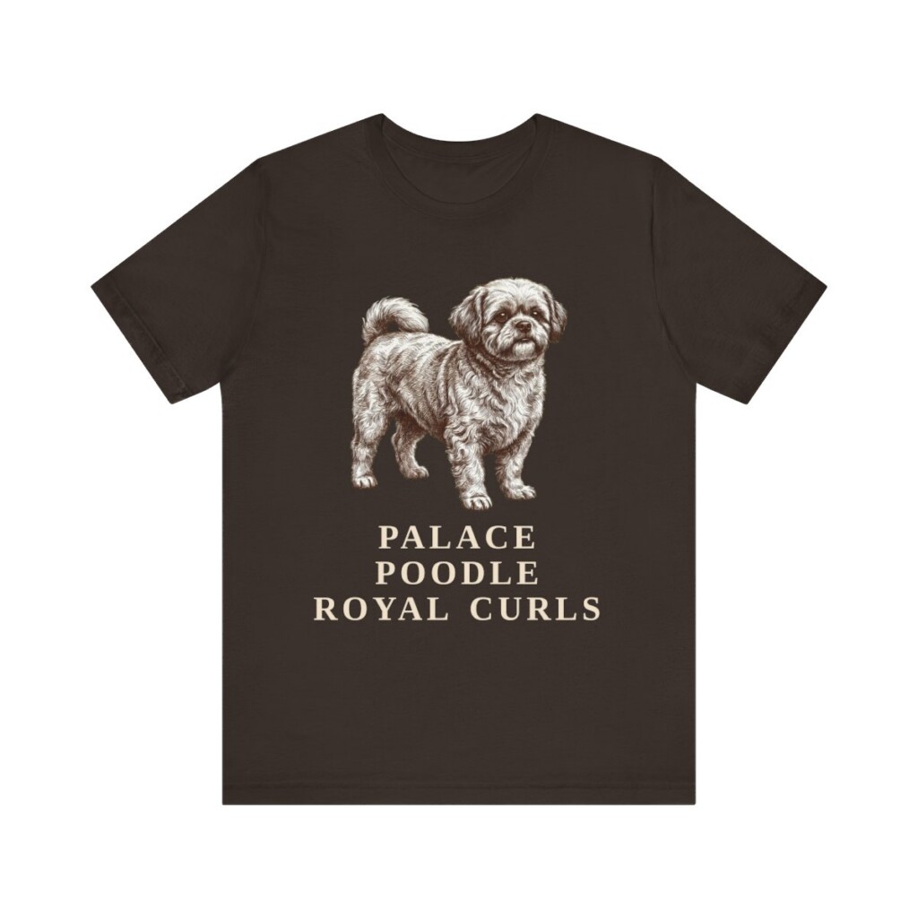 Peke-A-Poo Humor Shirt, Vintage Dog Sketch Tee, Dog Humor Gift