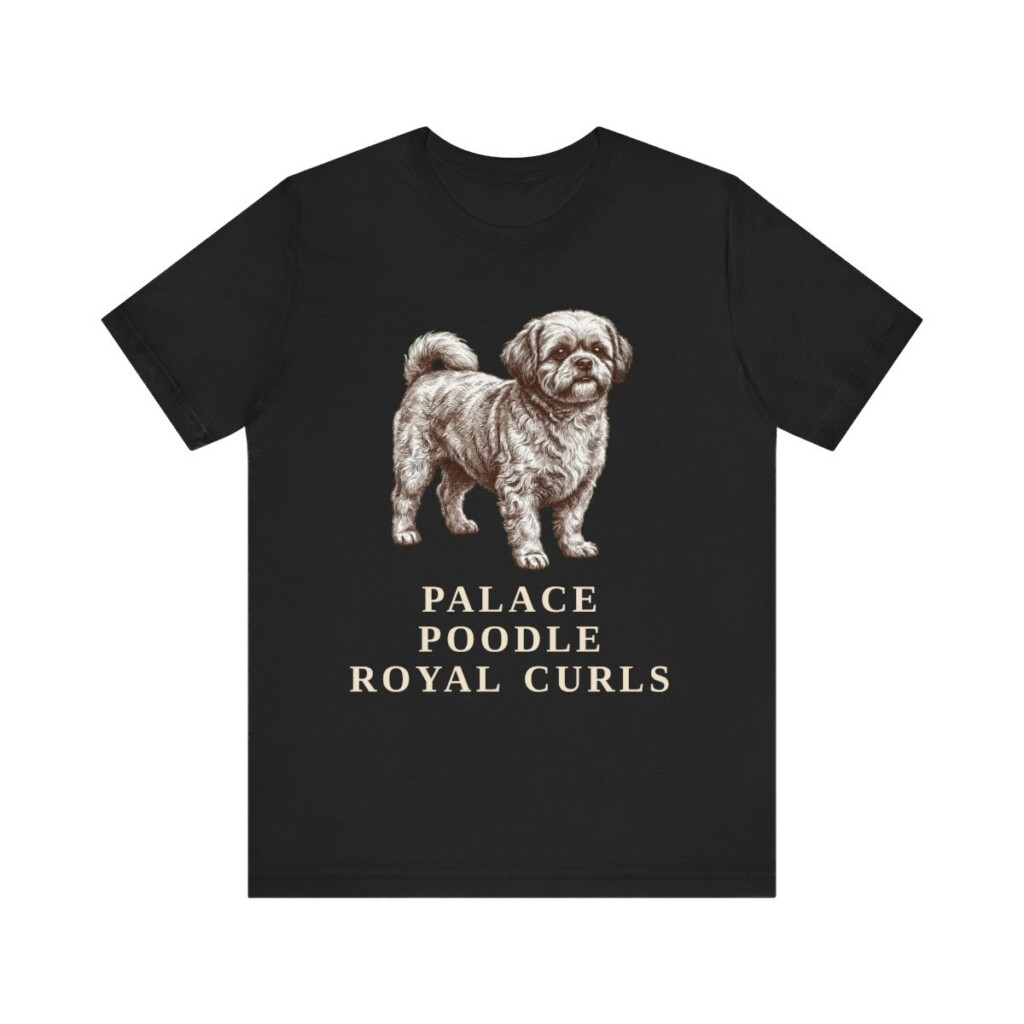 Peke-A-Poo Humor Shirt, Vintage Dog Sketch Tee, Dog Humor Gift