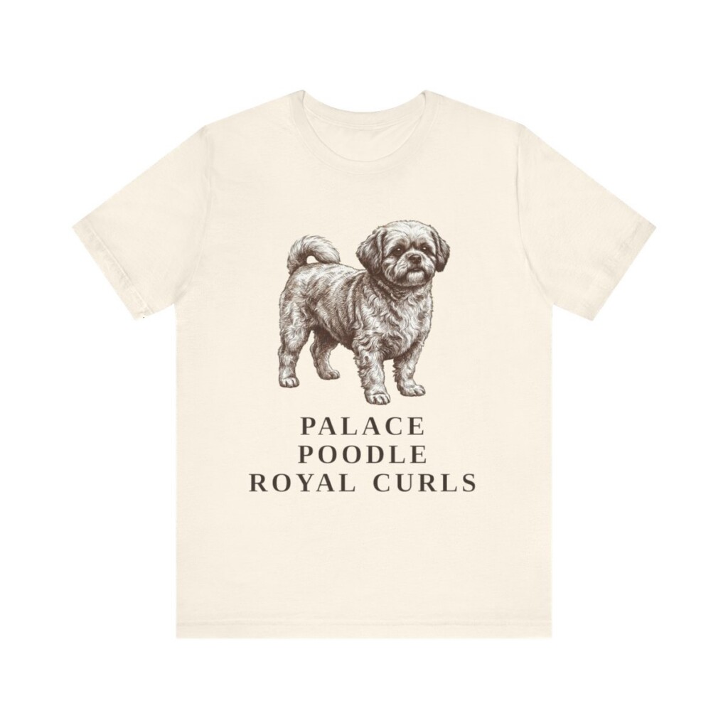 Peke-A-Poo Humor Shirt, Vintage Dog Sketch Tee, Dog Humor Gift