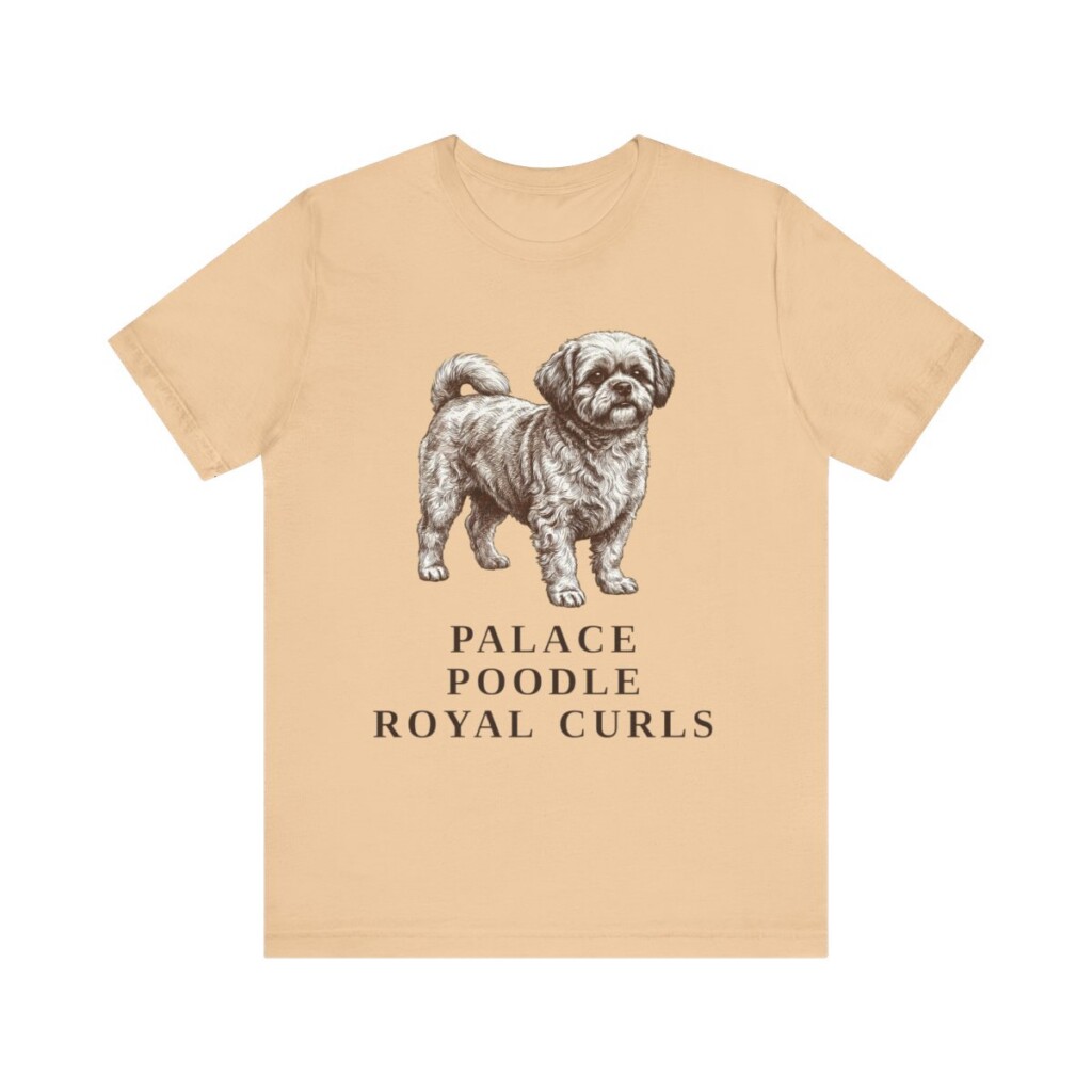Peke-A-Poo Humor Shirt, Vintage Dog Sketch Tee, Dog Humor Gift