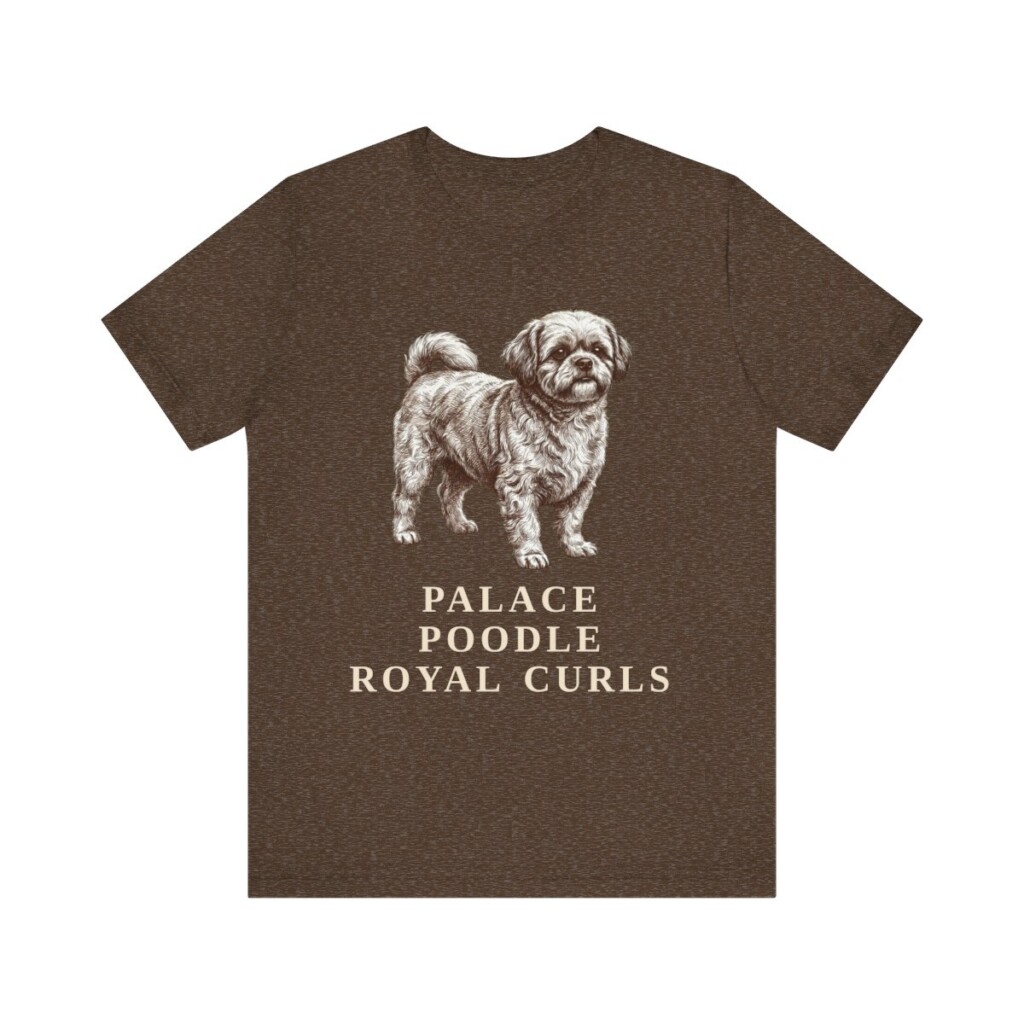 Peke-A-Poo Humor Shirt, Vintage Dog Sketch Tee, Dog Humor Gift