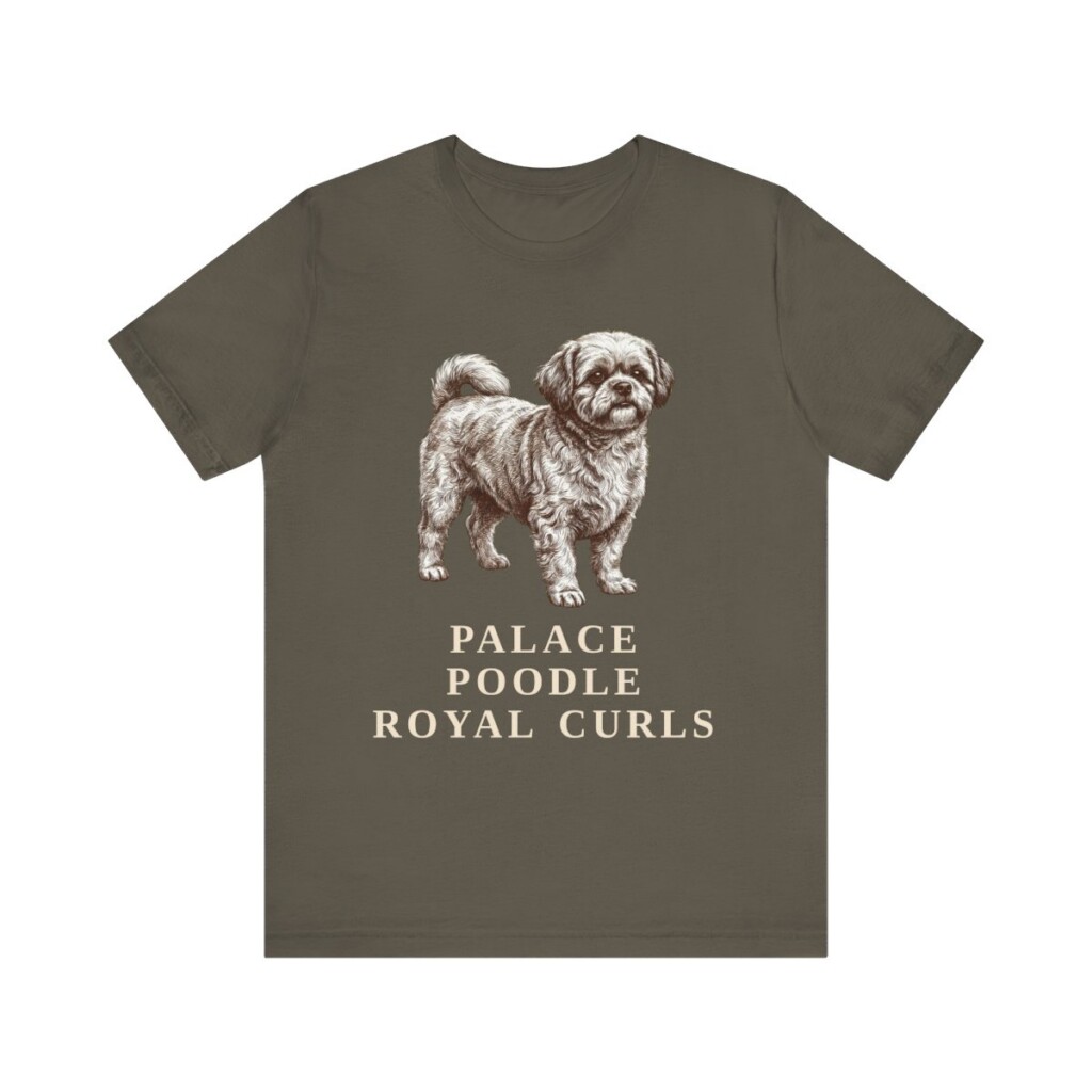 Peke-A-Poo Humor Shirt, Vintage Dog Sketch Tee, Dog Humor Gift