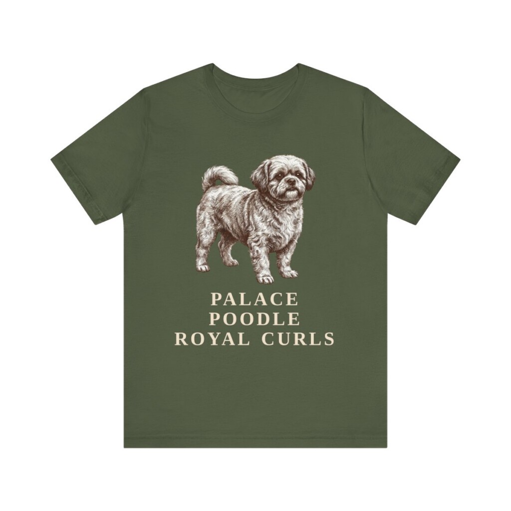 Peke-A-Poo Humor Shirt, Vintage Dog Sketch Tee, Dog Humor Gift