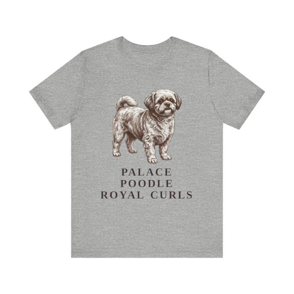 Peke-A-Poo Humor Shirt, Vintage Dog Sketch Tee, Dog Humor Gift