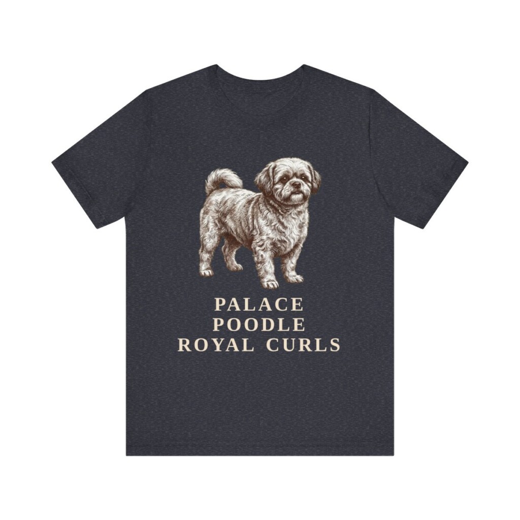 Peke-A-Poo Humor Shirt, Vintage Dog Sketch Tee, Dog Humor Gift