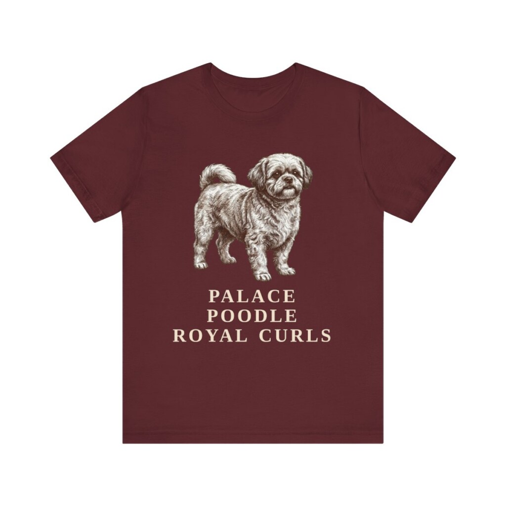 Peke-A-Poo Humor Shirt, Vintage Dog Sketch Tee, Dog Humor Gift