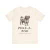 Peke-A-Poo Latin Shirt, Vintage Dog Sketch Tee, Dog Latin Gift