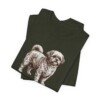 Peke-A-Poo Latin Shirt, Vintage Dog Sketch Tee, Dog Latin Gift