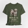 Peke-A-Poo Latin Shirt, Vintage Dog Sketch Tee, Dog Latin Gift