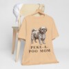Peke-A-Poo Mom Shirt, Vintage Dog Sketch Tee, Dog Mom Gift