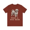 Peke-A-Poo Mom Shirt, Vintage Dog Sketch Tee, Dog Mom Gift