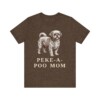 Peke-A-Poo Mom Shirt, Vintage Dog Sketch Tee, Dog Mom Gift