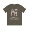 Peke-A-Poo Mom Shirt, Vintage Dog Sketch Tee, Dog Mom Gift