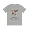Peke-A-Poo Mom Shirt, Vintage Dog Sketch Tee, Dog Mom Gift