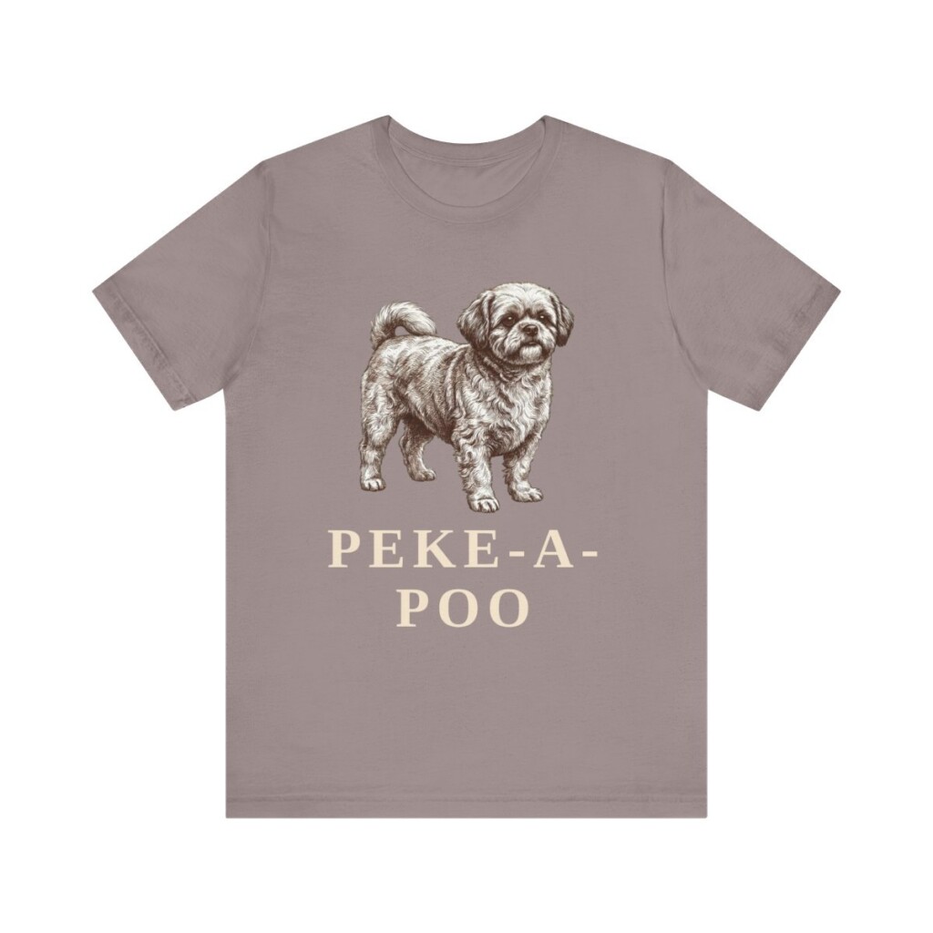 Peke-A-Poo Shirt, Vintage Dog Sketch Tee, Dog Lover Gift