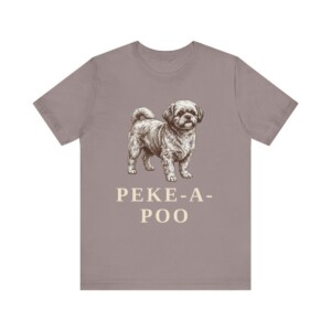 Peke-A-Poo Shirt, Vintage Dog Sketch Tee, Dog Lover Gift