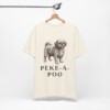 Peke-A-Poo Shirt, Vintage Dog Sketch Tee, Dog Lover Gift