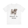 Peke-A-Poo Shirt, Vintage Dog Sketch Tee, Dog Lover Gift