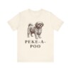 Peke-A-Poo Shirt, Vintage Dog Sketch Tee, Dog Lover Gift