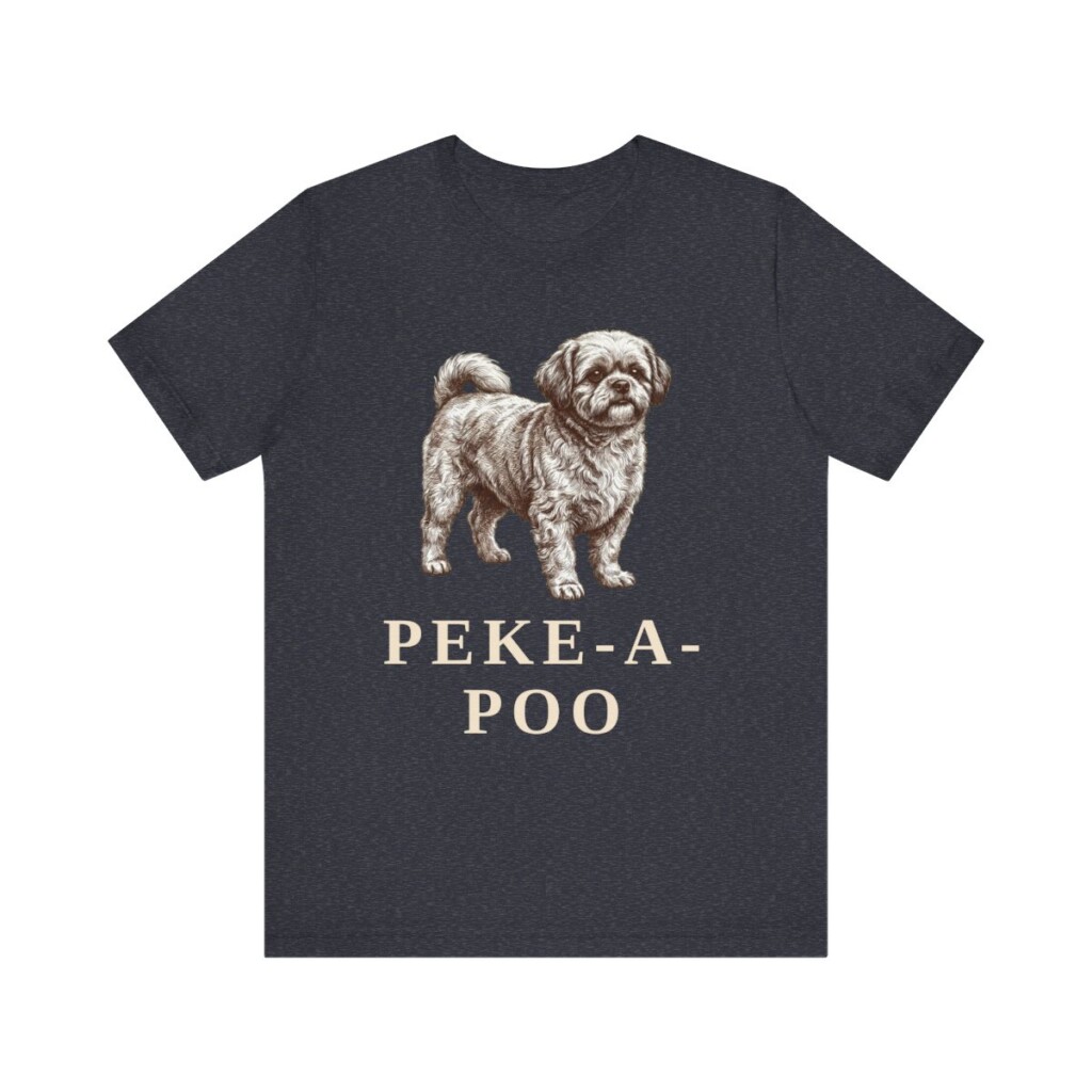 Peke-A-Poo Shirt, Vintage Dog Sketch Tee, Dog Lover Gift