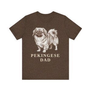 Pekingese Dad Shirt, Vintage Dog Sketch Tee, Dog Dad Gift