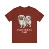 Pekingese Dad Shirt, Vintage Dog Sketch Tee, Dog Dad Gift