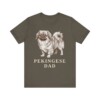 Pekingese Dad Shirt, Vintage Dog Sketch Tee, Dog Dad Gift