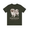 Pekingese Latin Shirt, Vintage Dog Sketch Tee, Dog Latin Gift
