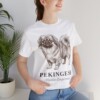 Pekingese Latin Shirt, Vintage Dog Sketch Tee, Dog Latin Gift