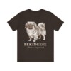 Pekingese Latin Shirt, Vintage Dog Sketch Tee, Dog Latin Gift