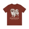 Pekingese Latin Shirt, Vintage Dog Sketch Tee, Dog Latin Gift