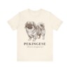 Pekingese Latin Shirt, Vintage Dog Sketch Tee, Dog Latin Gift
