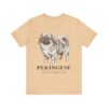 Pekingese Latin Shirt, Vintage Dog Sketch Tee, Dog Latin Gift