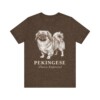 Pekingese Latin Shirt, Vintage Dog Sketch Tee, Dog Latin Gift