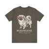 Pekingese Latin Shirt, Vintage Dog Sketch Tee, Dog Latin Gift