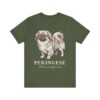 Pekingese Latin Shirt, Vintage Dog Sketch Tee, Dog Latin Gift