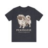 Pekingese Latin Shirt, Vintage Dog Sketch Tee, Dog Latin Gift