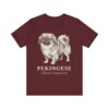 Pekingese Latin Shirt, Vintage Dog Sketch Tee, Dog Latin Gift